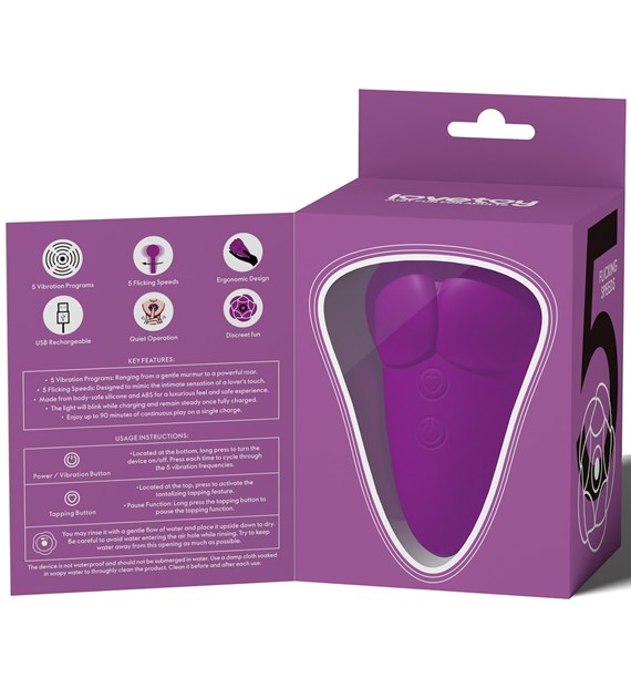 MASAŻER FLICKER RECHARGEABLE VIBRATOR