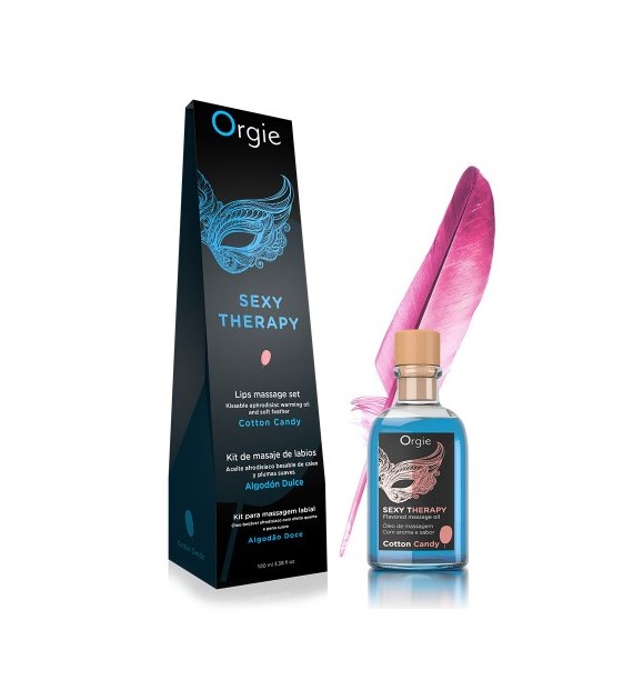 ZESTAW DO MASAŻU LIPS MASSAGE KIT COTTON CANDY 100 ML