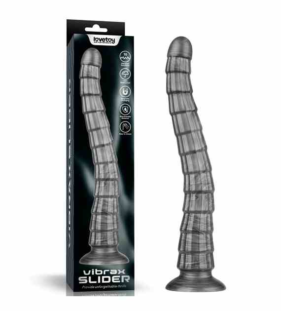 DILDO Z WIBRACJĄ 14.5  KING SIZED VIBRATING VIBRAX SLIDER
