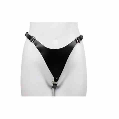 ZESTAW SEXY ECO LEATHER BIKINI
