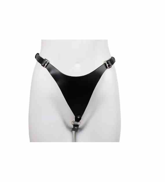 ZESTAW SEXY ECO LEATHER BIKINI