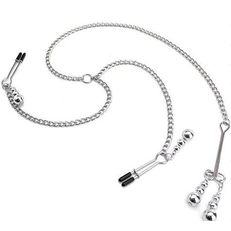 NIPPLES AND CLITORIS CLAMPS ALL SENSATIONS MOKKO TOYS