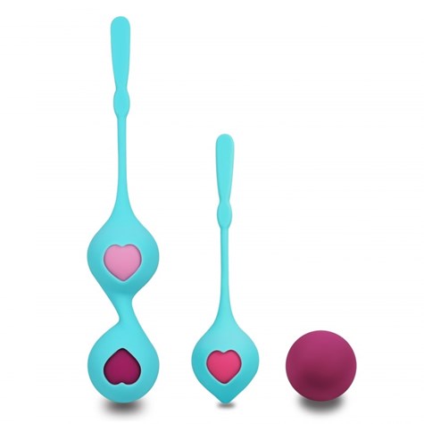 VAGINAL KEGEL BALL SET STELLA  GREEN PASSION LABS