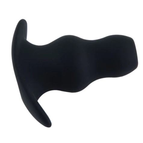 ANAL DILATOR PLUG SILICONE BLACK 9.5 CM PASSION LABS