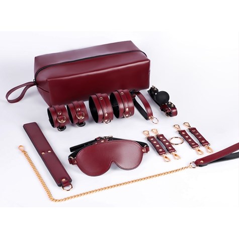BDSM MIDNIGHT PLAY SET 6 PIECES WITH STORAGE BAG