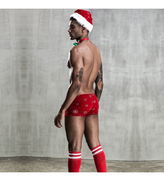 KOSTIUM BOŻONARODZENIOWY LOOK 4-CZĘŚCIOWY S/M