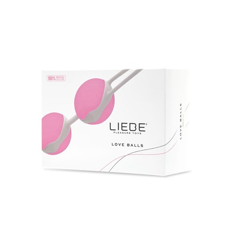BEADS BOLAS WHITE/ROSE
