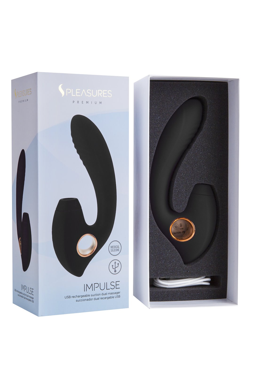 VIBRATOR IMPULSE  -  BLACK / GOLD