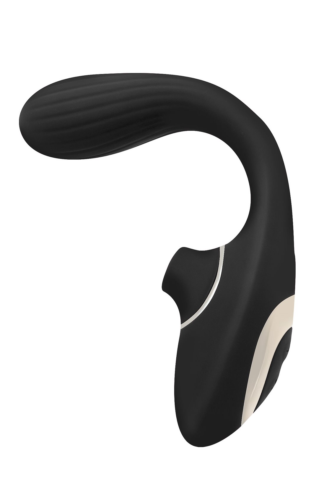 VIBRATOR DUAL SUCTION BLACK