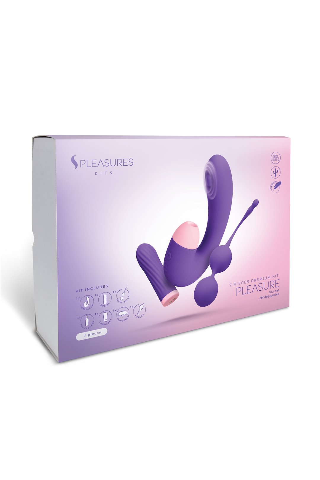 TOY SET PLEASURE KIT - PURPLE
