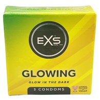 CONDOMS 3 PCS EXS GLOW