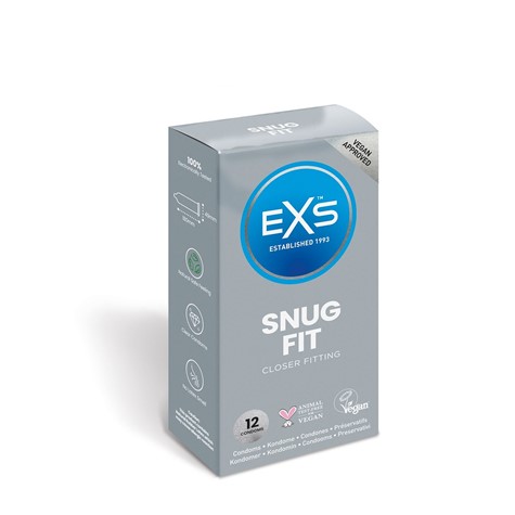 CONDOMS 12 PCS EXS SNUG FIT