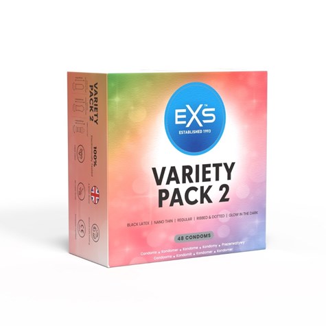 CONDOMS 48 PCS EXS VARIETY PACK 2