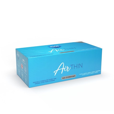 CONDOMS 144 PCS EXS AIR THIN