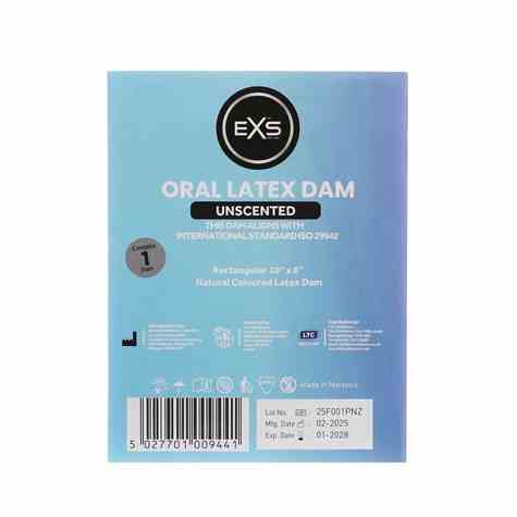 PREZERWATYWY DO SEKSU ORALNEGO EXS ORAL DAM UNSCENTED