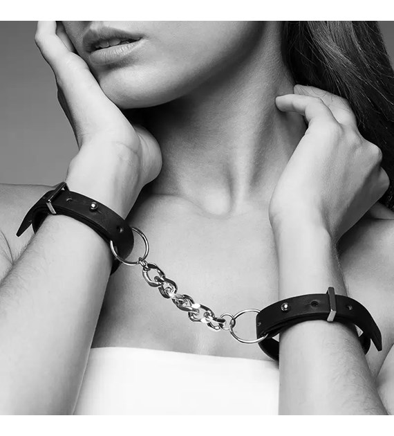 KAJDNAKI BIJOUX MAZE THINCUFFS BLACK
