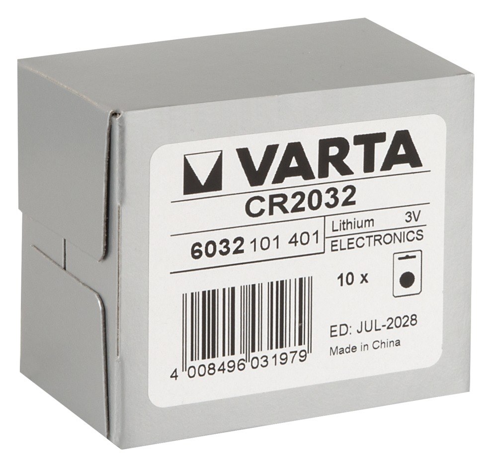 10 X 1 BATTERY CR2032