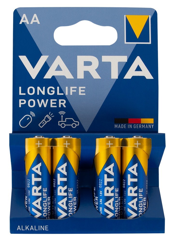 4 VARTA AA BATTERIES