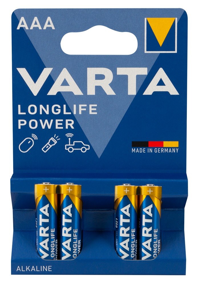 4 VARTA AAA BATTERIES