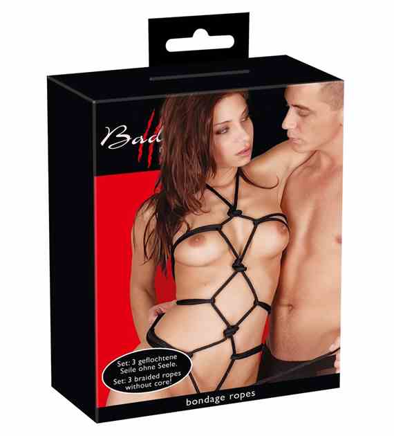 LINA BONDAGE ROPES BLACK BAD KITTY
