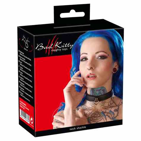 BIELIZNA BDSM BONDAGE COLLAR BLACK BK