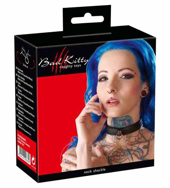 BIELIZNA BDSM BONDAGE COLLAR BLACK BK
