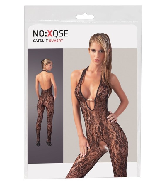 KOMBINEZON CATSUIT WITH PEARLS S/M