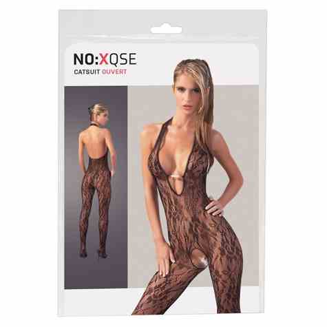 KOMBINEZON CATSUIT WITH PEARLS L/XL