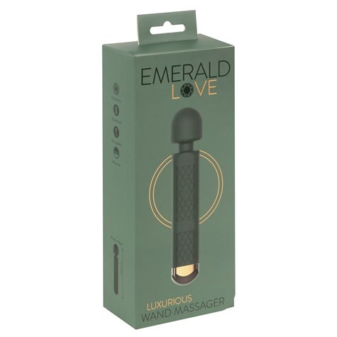 Luxurious Wand Massager Emerald Love
