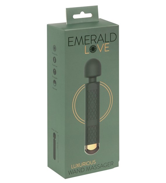 Luxurious Wand Massager Emerald Love