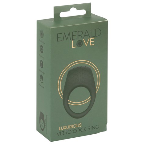 Luxurious Cock Ring Emerald Love