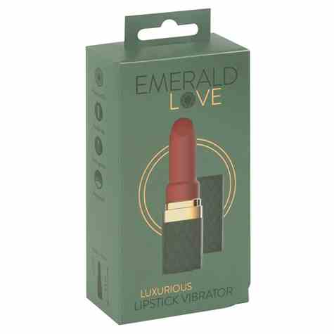 Luxurious Lipstick Vibrator Emerald Love