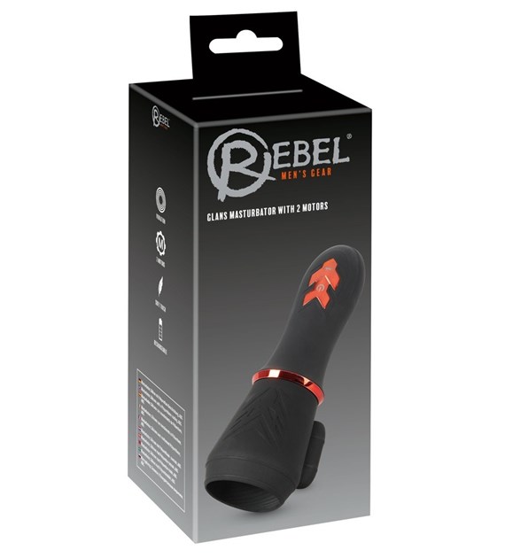 MASTURBTOR GLANS+D73 MASTURBATOR WITH 2 MOTORS