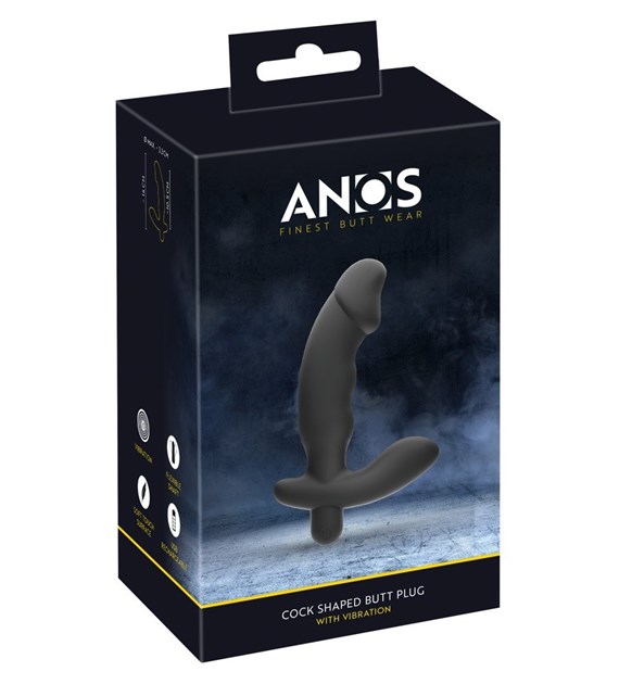 COCK-SHAPED BUTT PLUG WITH VIBRATION