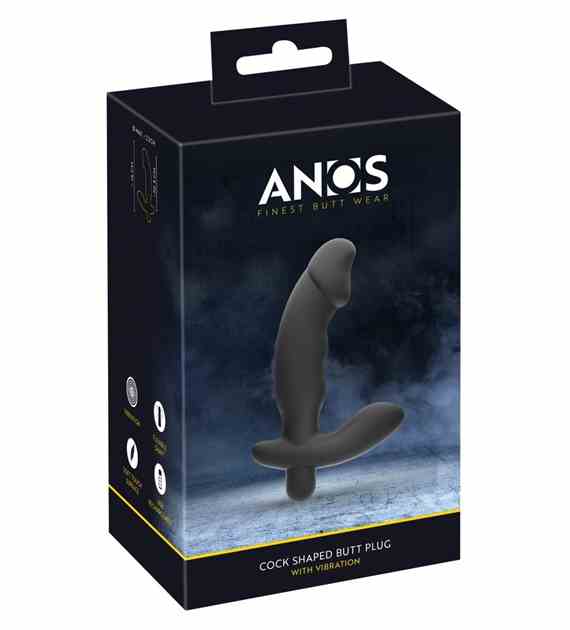 COCK-SHAPED BUTT PLUG WITH VIBRATION