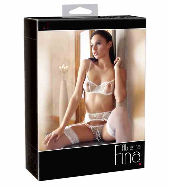ZESTAW BRA SET WHITE 80B/M