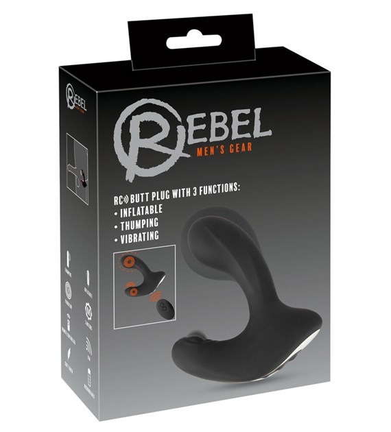 RC BUTT PLUG WITH 3 FUNCTIONS