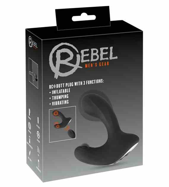 RC BUTT PLUG WITH 3 FUNCTIONS