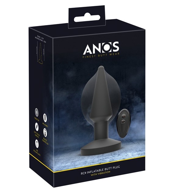 RC INFLATABLE PLUG WITH VIBRATION