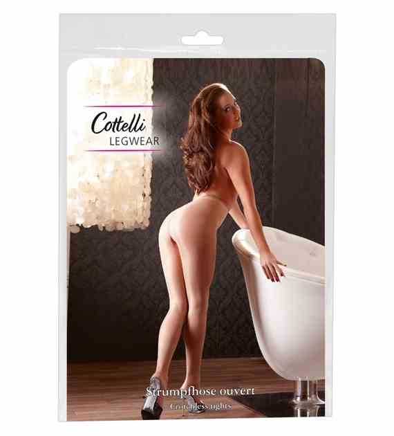POŃCZOCHY CROTCHLESS TIGHTS SKIN M