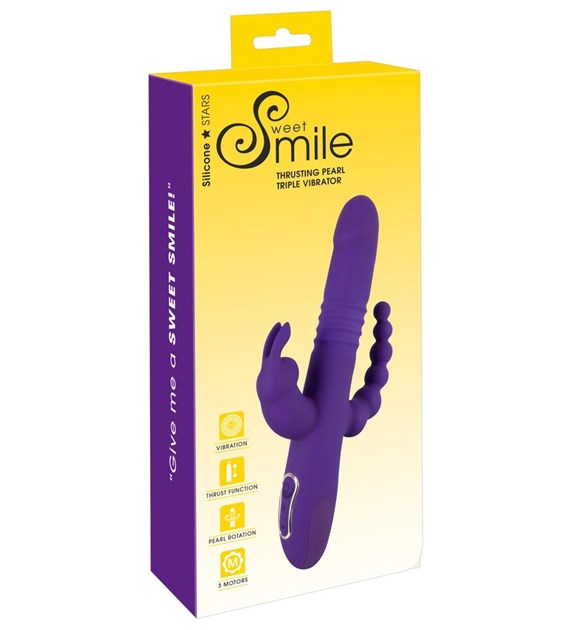 THRUSTING PEARL TRIPLE VIBRATOR