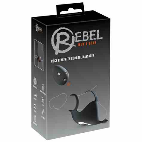 COCK RING WITH RC BALL MASSAGER