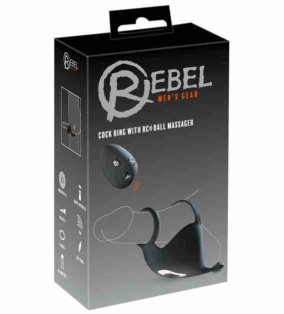 COCK RING WITH RC BALL MASSAGER