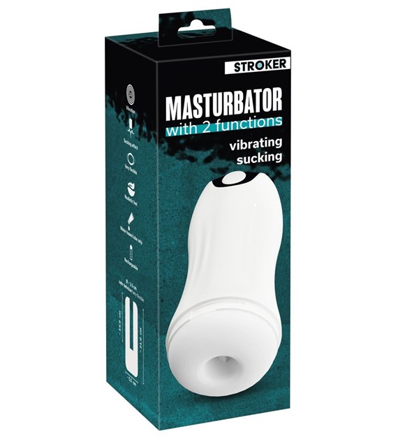 MASTURBATOR WITH 2 FUNCTIONS