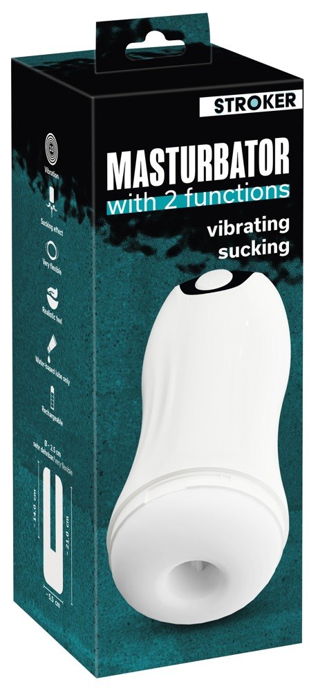 MASTURBATOR WITH 2 FUNCTIONS
