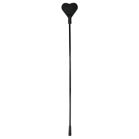 CROP WITH HEART BLACK
