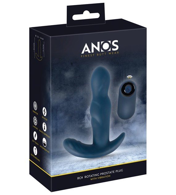 RC ROTATING PROSTATE PLUG WITH VIBRATION