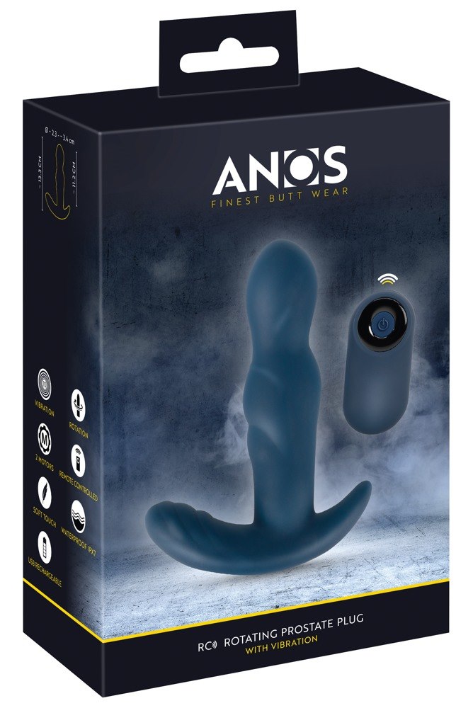 RC ROTATING PROSTATE PLUG WITH VIBRATION