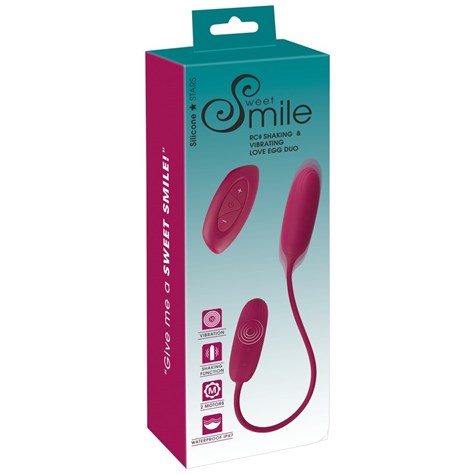 RC SHAKING & VIBRATING LOVE EGG DUO