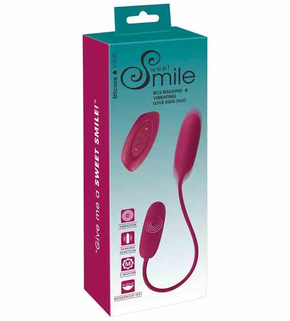 RC SHAKING & VIBRATING LOVE EGG DUO